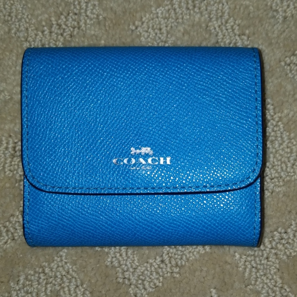 Teal Coach Wallet